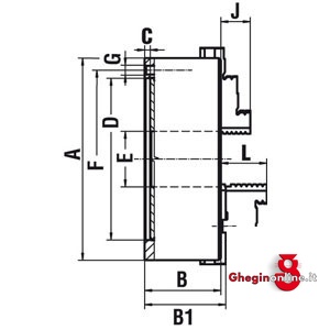 MANDRINI AUTOCENTRANTI 1567P 315 MANDRINI AUTOCENTRANTI self-centring chucks Prod. SCU - immagine 2