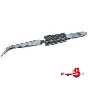PINZETTE IN ACCIAIO INOX PUNTE TEMPRATE,CURVE 159 PINZETTE IN ACCIAIO precision tweezers Prod. SCU - immagine 2