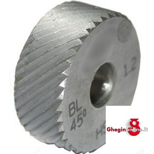 GODRONI IN ACCIAIO HSS TEMPRATO TIPO BL45 1592GC 2 GODRONI HSS buckling knurling tools Prod. SCU