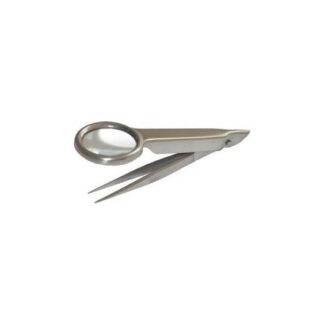 PINZETTE IN ACCIAIO INOX CON LENTE 165 PINZETTE C/LENTE precision tweezers with lens Prod. SCU