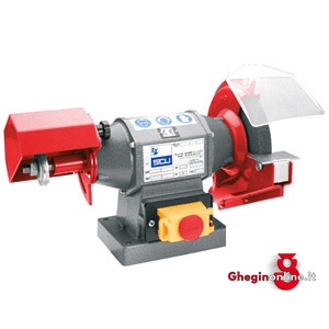 ELETTRO-SMERIGLIATRICI TIPO DA BANCO PER USO PROFESSIONALE; CON 1 MOLA E ALBERO PORTASPAZZOLE 1693E ELETTRO-SMERIGLIATRICI stand electric grinders Prod. SCU