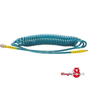 TUBI ELASTICI PER ARIA COMPRESSA 1733EG 12 8 TUBI x A.C.+RUBINETTI compressed air hoses Prod. SCU