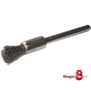 SPAZZOLE PER STAMPISTI - FORMA A PENNELLO 1798B 8 SPAZZOLE PER STAMPISTI mini wire brushes Prod. SCU