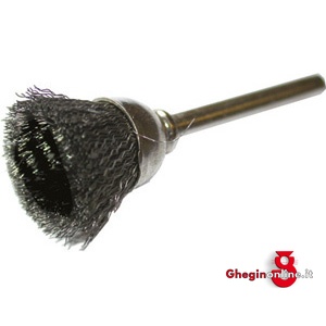 SPAZZOLE PER STAMPISTI - FORMA A TAZZA 1798E SPAZZOLE PER STAMPISTI mini wire brushes Prod. SCU