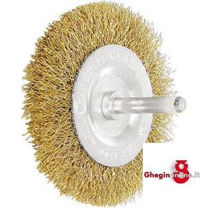 SPAZZOLE ACCIAIO OTTONATO 1800P 75 8 SPAZZOLE ACC. OTTONATO circular brushes Prod. SCU