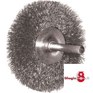 SPAZZOLE IN ACCIAIO INOX 1802G 80 15 SPAZZOLE IN ACC. INOX circular brushes Prod. SCU