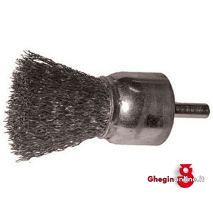 SPAZZOLE IN ACCIAIO INOX; Ø FILI MM 0,30 1806G 28 SPAZZOLE IN ACC. INOX circular brushes Prod. SCU