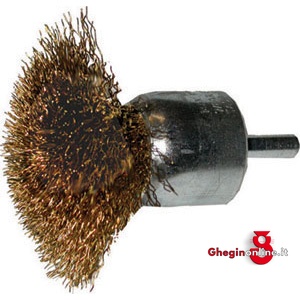 SPAZZOLE IN OTTONE A FUNGO 1809G 50 SPAZZOLE IN OTTONE circular brushes Prod. SCU