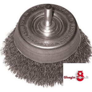 SPAZZOLE IN ACCIAIO INOX A TAZZA 1812G 75 SPAZZOLE IN ACC. INOX circular brushes Prod. SCU