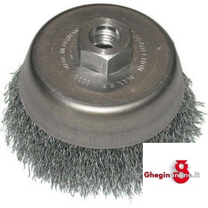 SPAZZOLE ACCIAIO INOX TIPO A TAZZA 1820GE 150 SPAZZOLE ACCIAIO INOX circular brushes Prod. SCU