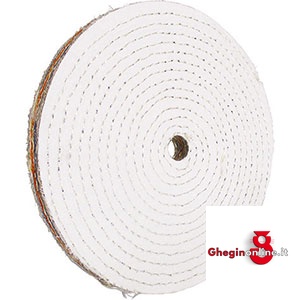 DISCHI TRAPUNTATI IN SISAL E COTONE 1833VF 275 DISCHI TRAPUNTATI stitched cotton discs Prod. SCU
