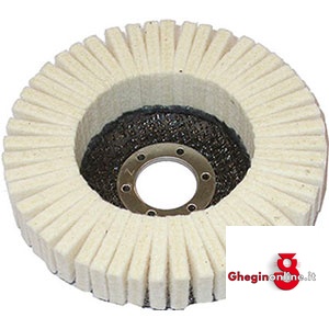 DISCHI LAMELLARI IN FELTRO 1833ZEG 115 DISCHI LAMEL.IN FELTRO lamellar bevel felt wheels Prod. SCU