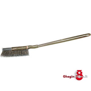 SPAZZOLE FILO ACCIAIO INOX TIPO UNIVERSALE STRETTO; A 1 RANGO 1845SPE SPAZZOLE FILO ACC.INOX brushes Prod. SCU