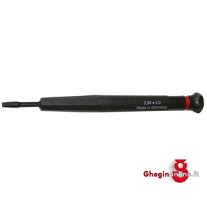 GIRAVITI PER OROLOGIAI E MECCANICA FINE TIPO PROFESSIONALE CON PUNTA A TAGLIO - CORPO IN RESINA SINTETICA 1895G 3 GIRAVITI X OROLOGIAI screwdrivers for watchmaker and fine mecanics Prod. SCU
