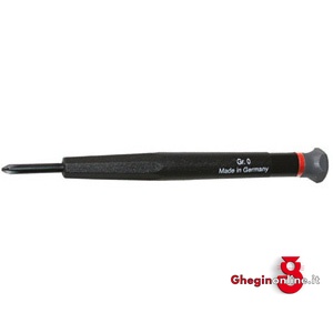GIRAVITI PER OROLOGIAI E MECCANICA FINE TIPO PROFESSIONALE CON PUNTA A CROCE - CORPO IN RESINA SINTETICA 1895GE 3 GIRAVITI X OROLOGIAI screwdrivers for watchmaker and fine mecanics Prod. SCU