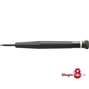 GIRAVITI PER OROLOGIAI E MECCANICA FINE TIPO PROFESSIONALE CON IMPRONTA TORX- CORPO IN RESINA SINTETICA 1895GL 2 GIRAVITI X OROLOGIAI screwdrivers for watchmaker and fine mecanics Prod. SCU