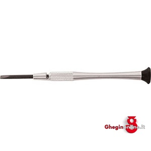 GIRAVITI PER OROLOGIAI E MECCANICA FINE TIPO PROFESSIONALE CON PUNTA A TAGLIO - CORPO IN ALLUMINIO 1898GA 3.5 GIRAVITI X OROLOGIAI screwdrivers for watchmaker and fine mecanics Prod. SCU