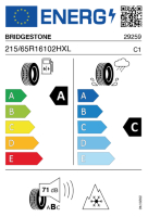 Pneumatici 4 stagioni Pneumatici 4 stagioni BRIDGEST A005-E 215/65 R16 102H XL - immagine 2