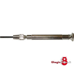GIRAVITI IN ALLUMINIO A 4 LAME TAGLIO RICAMBIABILI MM 1,5-2-2,5-3 1902G GIRAVITI LAMA INTER. screwdrivers with interchangeable blade Prod. SCU