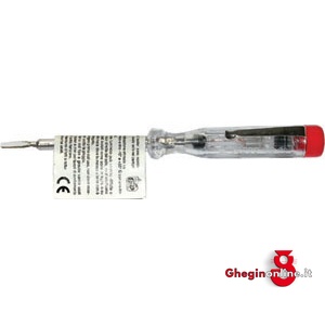 GIRAVITI CERCAFASE PER IMPIANTI ELETTRICI-CON CLIP LUNGHEZZA MM 140 1907GL GIRAVITI CERCAFASE voltage testers Prod. SCU