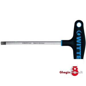 CHIAVI A T PER ESAGONI INTERNI SERIE PROTOP TIPO A UNA LAMA 1933GZA 10 CH.'T'xESAG.INT.81610 T-handle wrenches Orig. Witte