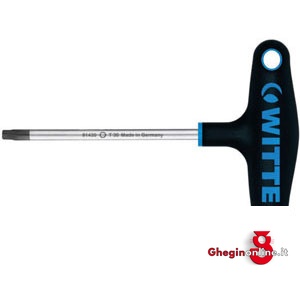 CHIAVI A T - TORX SERIE PROTOP TIPO A 2 LAME 1933GZP 50 CH.'T'xVITI TORX 81450 T-handle wrenches Orig. Witte