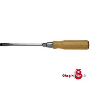 GIRAVITI CON LAMA TONDA PASSANTE IMPUGNATURA LEGNO PUNTA PIANA 1937GA 250 GIRAVITI IMP. LEGNO hexagonal screwdrivers Prod. SCU