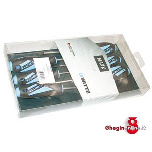 ASSORTIMENTI 6 GIRAVITI LINEA MAXXPRO 1948GR ASS.GIR. 620863/653863 screwdrivers' line "MAXXPRO" sets Orig. Witte
