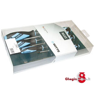 ASSORTIMENTI 6 GIRAVITI LINEA MAXXPRO CON IMPRONTA TORX 1948GT ASS.GIR. 620980/653980 screwdrivers' line "MAXXPRO" sets Orig. Witte