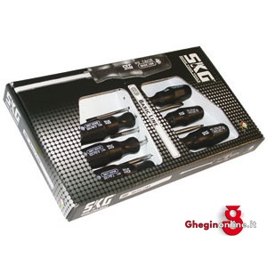 ASSORTIMENTI 6 GIRAVITI CON IMPUGNATURA PLASTICA 1970GS ASS. GIRAVITI screwdrivers Prod. SCU
