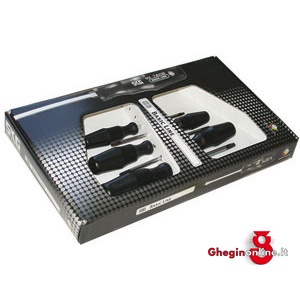 ASSORTIMENTI 5 GIRAVITI CON IMPUGNATURA PLASTICA 1971G ASS. GIRAVITI screwdrivers Prod. SCU