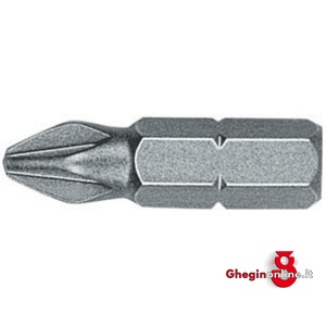 BITS CON ATT. ESAGONALE 1/4 DIN 3126 C 6,3 PER AVVITATORI E TRAPANI TAGLIO A CROCE POZIDRIV 1991GC 4 BITS ATTACCO ESAG.1/4 blades for electric drills Orig. Witte