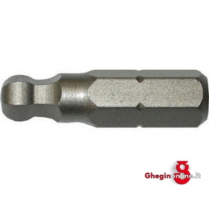 BITS CON ATT. ESAGONALE 1/4 DIN 3126 C 6,3 PER AVVITATORI E TRAPANI TIPO A SFERA 1991GH 6 BITS ATTACCO ESAG.1/4 blades for electric drills Prod. SCU