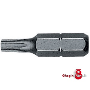 BITS CON ATT. ESAGONALE 1/4 DIN 3126 C 6,3 PER AVVITATORI E TRAPANI TIPO AD IMPRONTA TORX 1991GL 40 BITS ATTACCO ESAG.1/4 blades for electric drills Orig. Witte