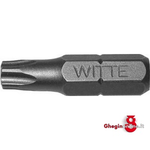 BITS CON ATT. ESAGONALE 1/4 DIN 3126 C 6,3 PER AVVITATORI E TRAPANI A STELLA A 5 PUNTE TAMPER STAR 1991GNB 40 BITS ATTACCO ESAG.1/4 blades for electric drills Orig. Witte
