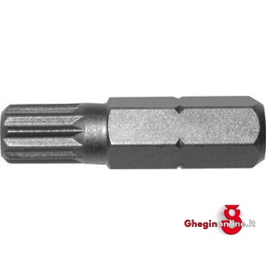 BITS CON ATT. ESAGONALE 1/4 DIN 3126 C 6,3 PER AVVITATORI E TRAPANI TIPO AD IMPRONTA A POLIGONO XZN 1991GND 8 BITS ATTACCO ESAG.1/4 blades for electric drills Prod. SCU