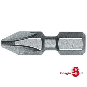 BITS CON ATT. ESAGONALE 1/4 BITFLEX PER AVVITATORI E TRAPANI A CROCE PHILLIPS 1992GN 3 BITS ATTACCO ESAG.1/4 blades for electric drills Orig. Witte