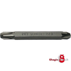 INSERTI ESAGONALI COMBINATI PER TRAPANI 1/4 A CROCE PHILLIPS+POZIDRIV GRANDEZZA 3 1993GF INSERTI ESAG.COMB. 1/4 exagonal combined bits for electric drills Orig. Witte