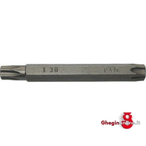 INSERTI ESAGONALI COMBINATI PER TRAPANI 1/4 CON DOPPIA IMPRONTA TORX T30-T40 1993GV INSERTI ESAG.COMB. 1/4 exagonal combined bits for electric drills Orig. Witte