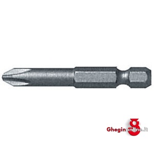 INSERTI CON ATT. ESAGONALE 1/4 DIN 3126 E 6,3 PER AVVITATORI E TRAPANI A CROCE PHILLIPS 1994GL 4 INSERTI ATT. ESAG.1/4 blades for cordless and electric impact screwdrivers and drills Prod. SCU