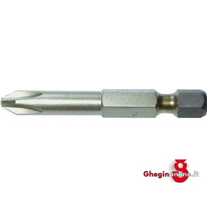 INSERTI CON ATT. ESAG. 1/4 DIN 3126 E 6,3 PER AVVITATORI E TRAPANI A CROCE PHILLIPS; RIVEST. ZIRCONIO 1994GLT 3 INSERTI ATT. ESAG.1/4 blades for cordless and electric impact screwdrivers and drills Prod. SCU