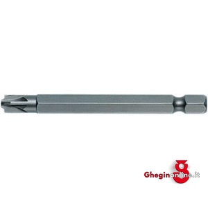 INSERTI CON ATT. ESAG. 1/4 DIN 3126 E 6,3 PER AVVITATORI E TRAPANI TAGLIO COMBINATO POZIDRIV/DIRITTO 1994GMV 2 INSERTI ATT. ESAG.1/4 blades for cordless and electric impact screwdrivers and drills Orig. Witte