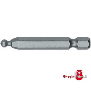 INSERTI CON ATT. ESAGONALE 1/4 DIN 3126 E 6,3 PER AVVITATORI E TRAPANI A SFERA PER ESAGONI INCASSATI 1994GP 8 INSERTI ATT. ESAG.1/4 blades for cordless and electric impact screwdrivers and drills Orig. Witte
