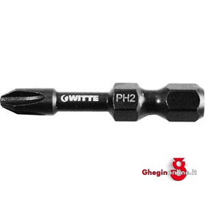 INSERTI CON ATT. ESAG. 1/4 DIN 3126 E 6,3 PER AVVITATORI E TRAPANI - IMPACT - A CROCE PHILLIPS 1994RA 3 INSERTI ATT. ESAG.1/4 blades for cordless and electric impact screwdrivers and drills Orig Witte