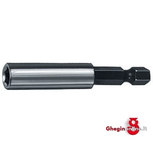 ATTACCHI MAGNETICI PER BITS INNESTO 1/4 DIN 3126 C 6,3 - PER TRAPANI: UNIVERSALE E 63 IN OTTONE 1995GA ATTAC.MAGNET.xBITS 1/4 universal adapters with magnet Prod. SCU