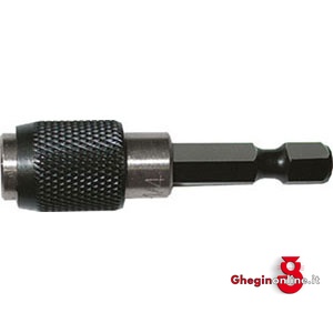 ATTACCHI MAGNETICI PER BITS INNESTO 1/4 DIN 3126 C 6,3 PER TRAPANI: UNIVERSALE E 63 CON GHIERA 1995GP ATTAC.MAGNET.xBITS 1/4 universal adapters with magnet Orig. Gedore red