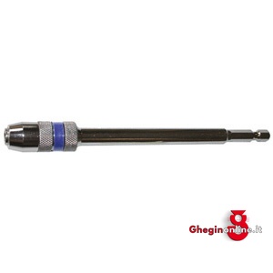 ATTACCHI MAGNETICI PER BITS INNESTO 1/4 DIN 3126 C 6,3 PER TRAPANI: UNIVERSALE E 63 CON GHIERA 1995GT 300 ATTAC.MAGNET.xBITS 1/4 universal adapters with magnet Prod. SCU