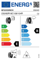 Pneumatici Offroad GOODRICH AL-TER LT235/60 R18 108/104R - immagine 3