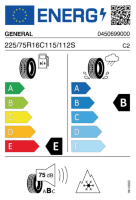 Pneumatici Offroad GENERAL GR-AT3 225/75 R16 115/112S - immagine 3