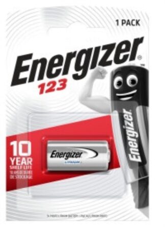 Batteria CR123 Batteria CR123 Energizer LITHIUM (ord.min.1.00 unità)